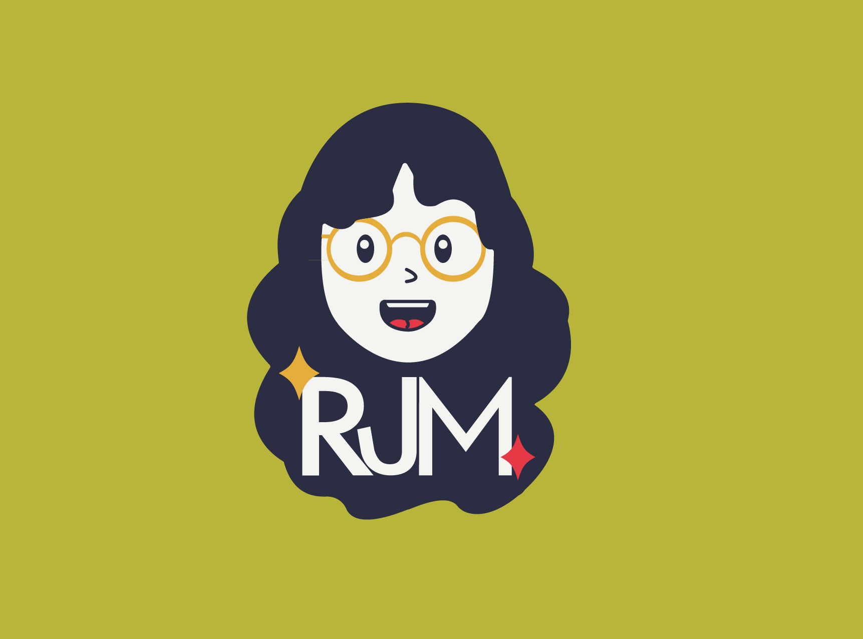 an alternative logo for the website, 
						it is the graphical depiction of a smiling girl with glasses